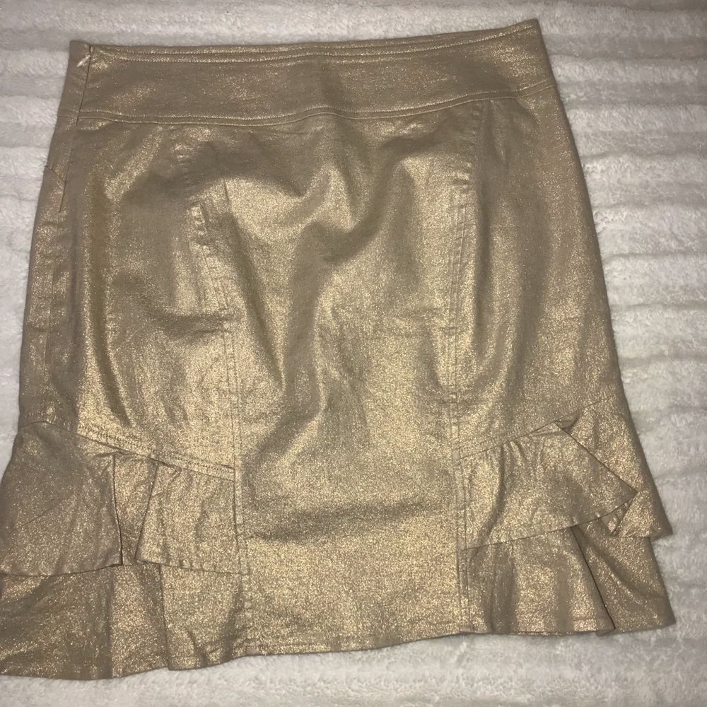 Cache gold skirt